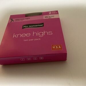 Black Knee Highs - 2 Pair Pack